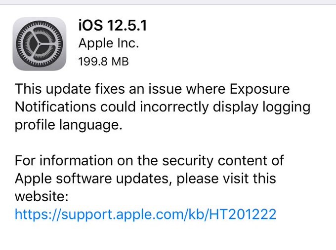 iOS 12.5.1 正式版更新内容及升级方法