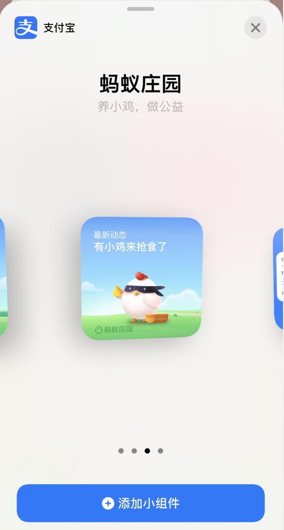 支付宝已支持苹果 iOS 14 小组件：可快速打开健康码、蚂蚁森林/庄园