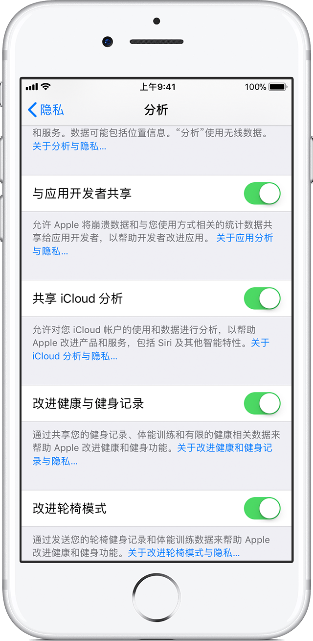 iPhone 会收集哪些用户信息，如何关闭？