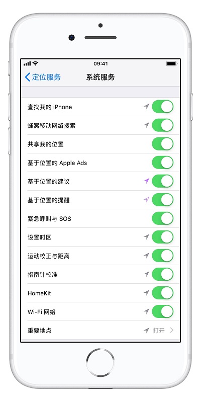 iPhone XS Max 如何打开或关闭GPS定位服务？手机会记录哪些信息？ 