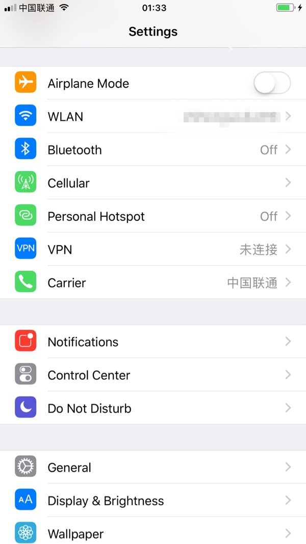 升级苹果iOS11 Beta3“设置”全变英文怎么办