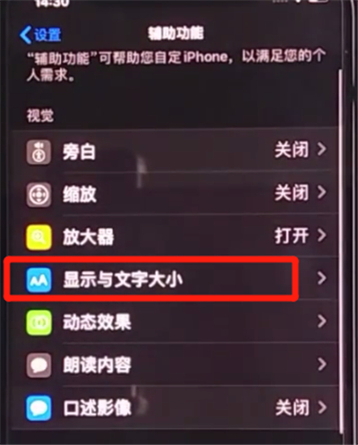 iphone11中打开自动亮度调节的详细步骤截图