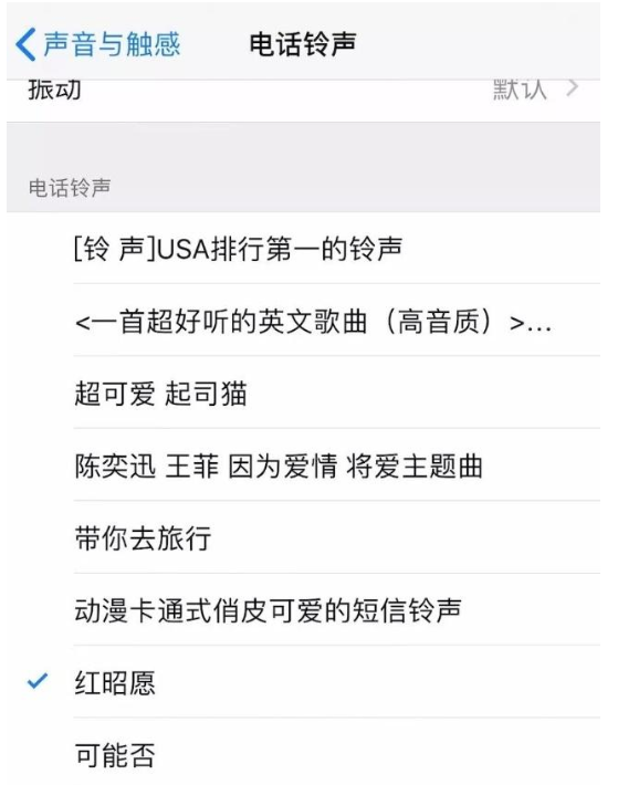 更换iPhone手机铃声的操作方法截图