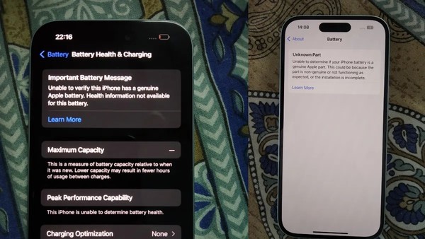 印度用户买到电池有问题的iPhone 15 连包装都是假的