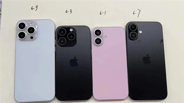 iPhone 16系列真机机模曝光：摄像头升级巨大