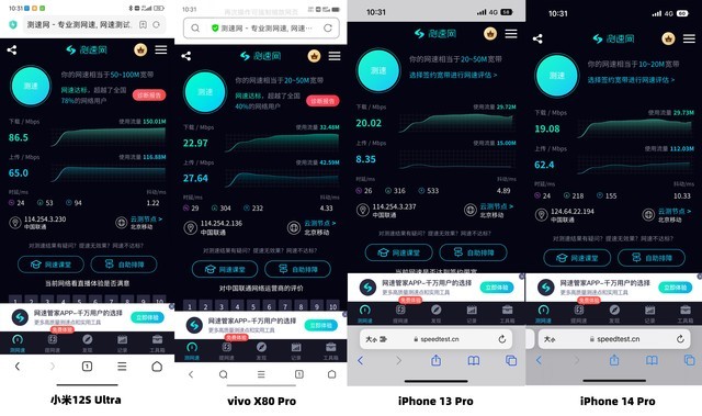 进步多少？iPhone13、14、X80、12S Ultra信号对比实测 