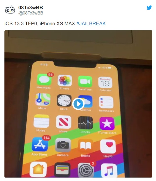 苹果iPhone 11/iPhone XS系列iOS 13.3越狱是不是要来了？