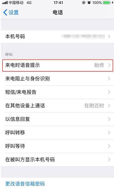 iPhoneXS来电语音提示开启方法