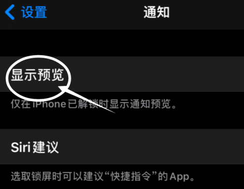 iPhone12怎么不显示通知预览 iPhone12设置显示消息通知的方法截图