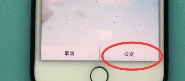 iphone中设置壁纸的方法步骤截图