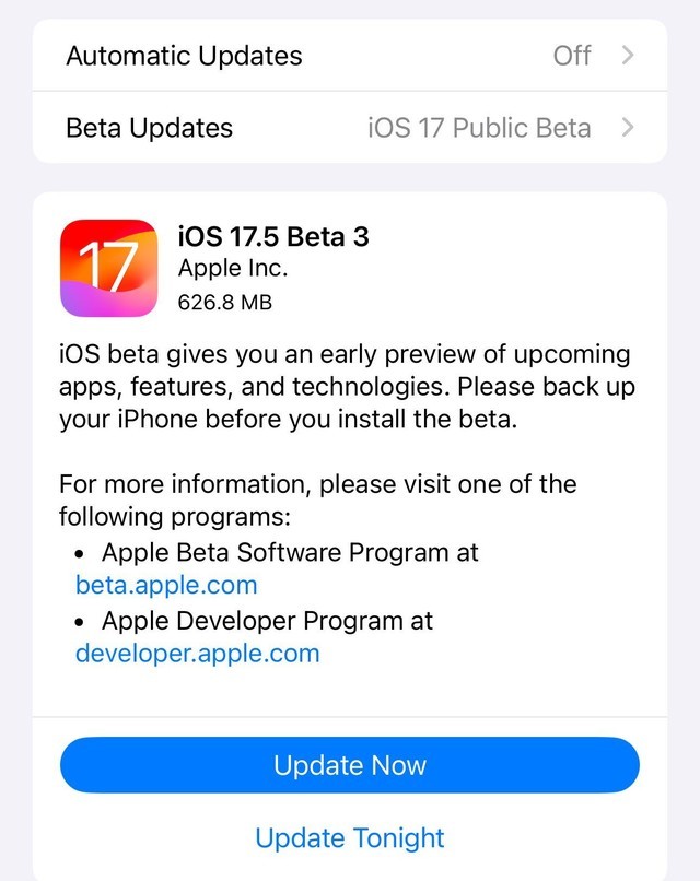 苹果iOS 17.5公测版发布：修复无障碍功能并引入新功能